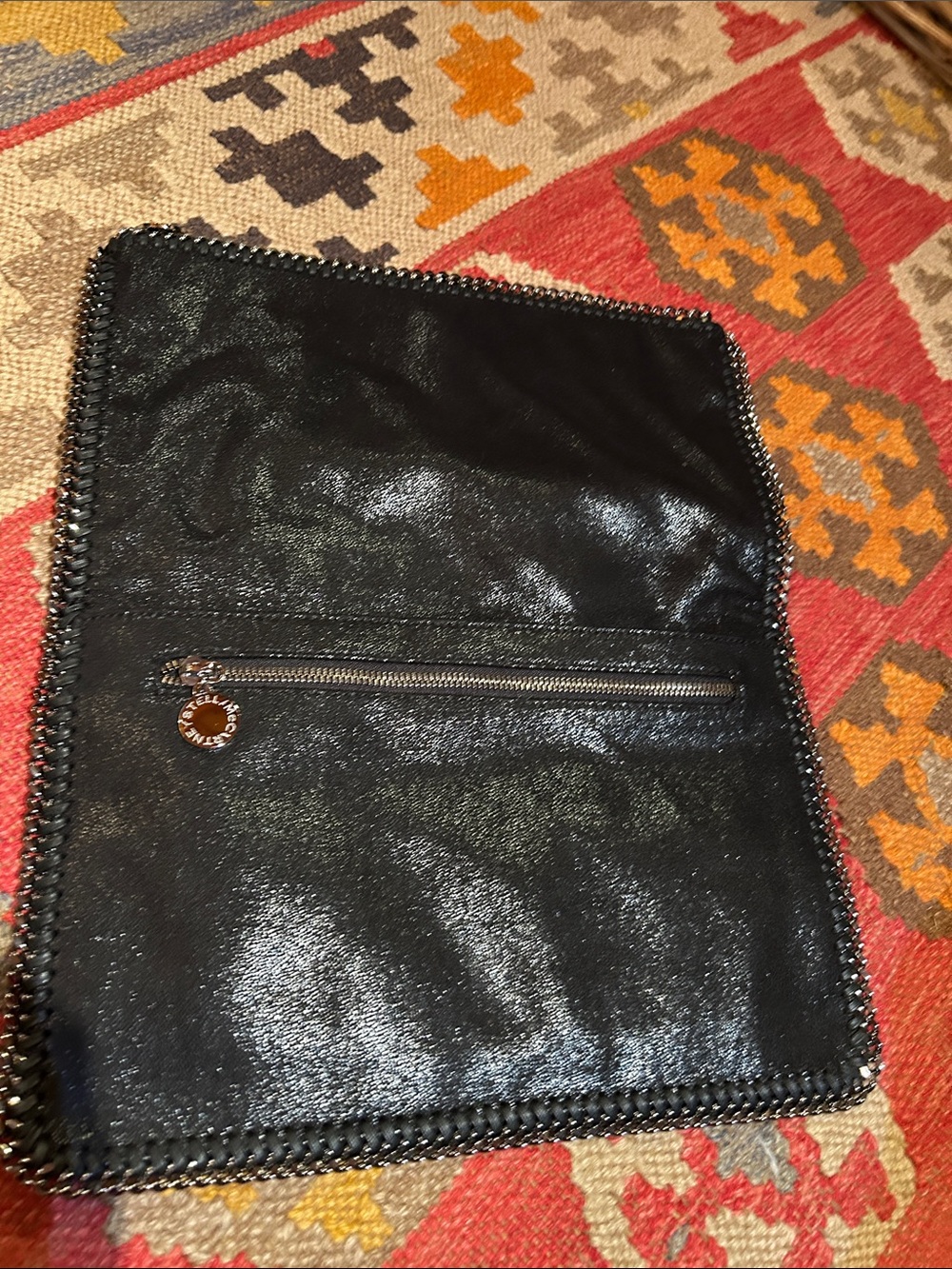 NWOT Stella McCartney Falabella shaggy deer clutch - Picture 5 of 11